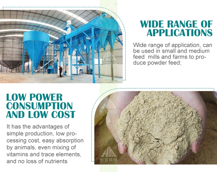 Widely Used Animal Feed Processing Line/Animal Feed Mill Plant Supplier From China