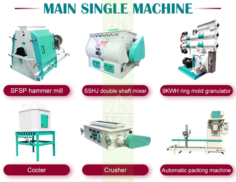 600kg Livestock Animal Poultry Chicken Pellet Feed Making Plant Best Price