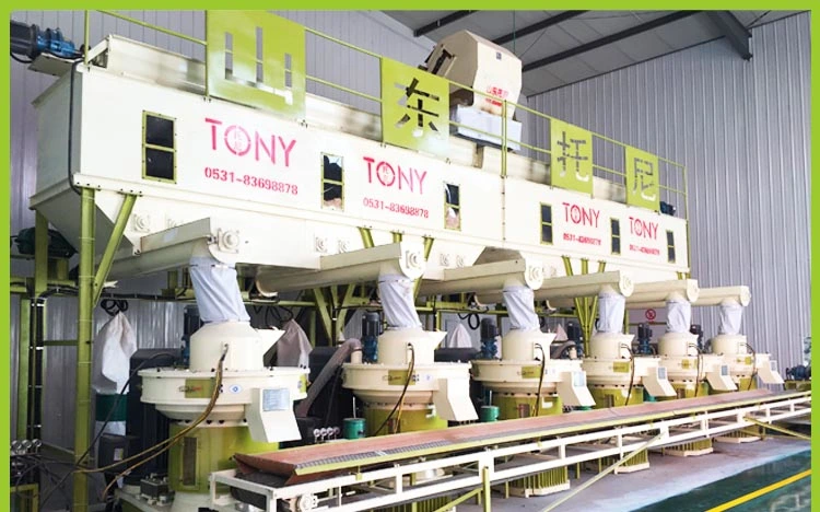 2-3tph Professional Complete Biomass Fuels Wood Pellet Production Line