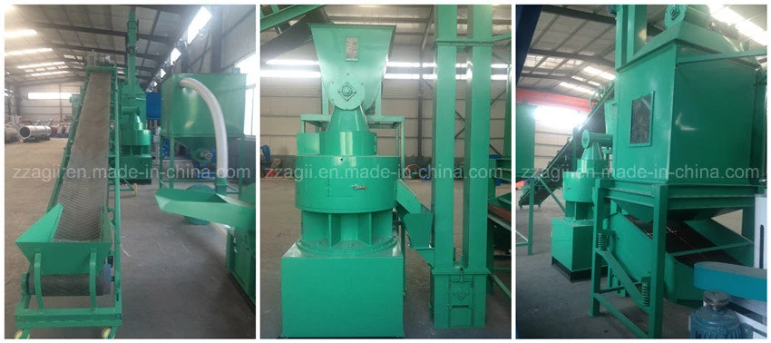 500-1000kg/H Portable Wood Pellet Mill Biomass Wood Pellet Production Line Plant