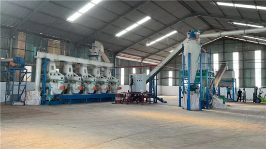 Jz CE 1-10t/H Mzlh Biomass Fuel Pellet Production Line Straw Grass Wood Sawdust Pellet Making Machine Line Wood Pellet Line