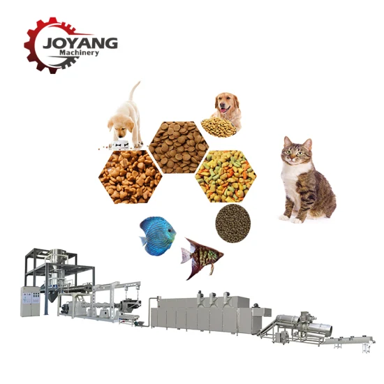 Tilapia Floating Puffed Fish Feed Production Line Pet Food Extruder Manufacturer Machine Plant Price