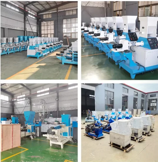 Dry Animal Pellet Food Equipment Pet Cat Dog Food Machine Floating Fish Feed Twin Screw Extruder Machinery Plant Pet Dog Cat Food Animal Feed Pellet Processing